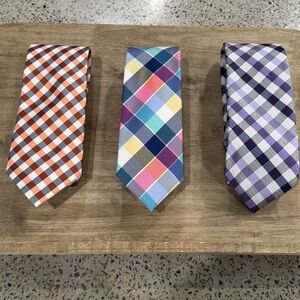 3 Neck Ties ~ J. FERRAR, IZOD, & CHAPS